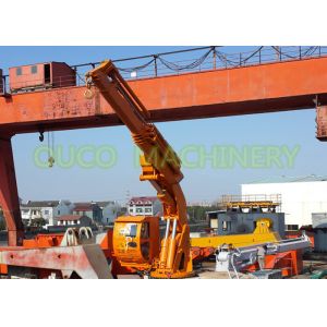 Wholesale 5 Ton Folding Boom Crane Compact Design , Marine Offshore Ship Deck Cranes from china suppliers