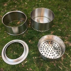 Folding Smokeless Camp Stove 3 To 5 Hours Bonfire Pit Portable