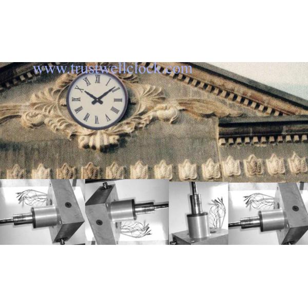 platform clocks with special movement working with stepper motor maintenance