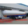 customized best price 56cbm bulk propane gas tanker semitrailer for sale, HOT SALE! road transported lpg gas tanker for sale