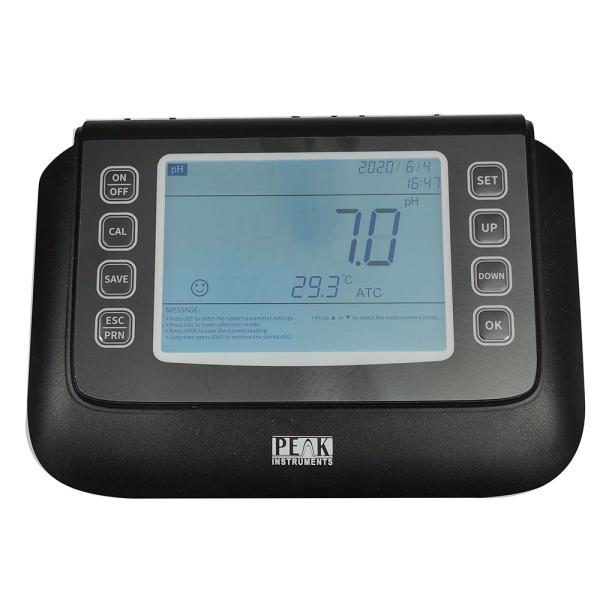 Peak Instruments Digital PH Meter Stable and Precise Readings at 0-100C