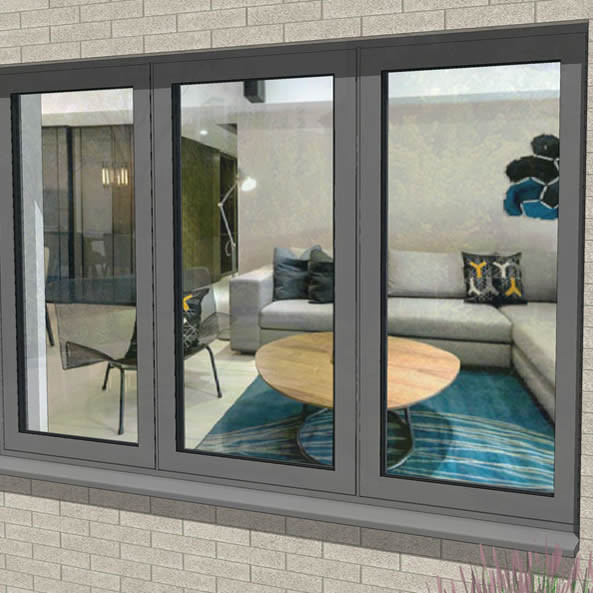 Quality Soundproof Sliding Windows Customizable Design and Laboratory Tested for Performance for sale