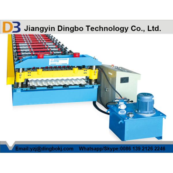 Quality 5.5kw Motor Corrugated Roll Forming Machine With Automatic Control System For Steel Plants for sale