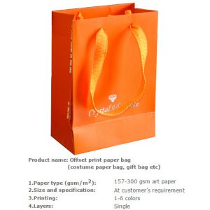 New Wholesale Recycled Fancy Custom Paper Shopping Bag With Logo Print