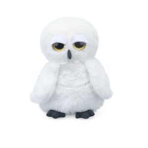 OEM PP Cotton Filled 20cm Simulation Snowy Owl Plush Toy