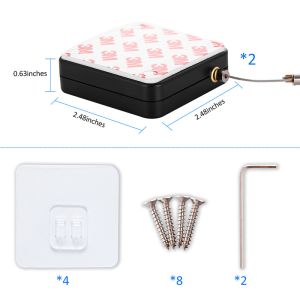 Black White ABS Stainless Steel 800G 1000G Automatic Sensor Door Closer Pull