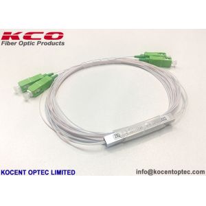 2x2 Mini PLC Fiber Optic Splitter with SC/APC Connector for FTTH FTTA Applicatio