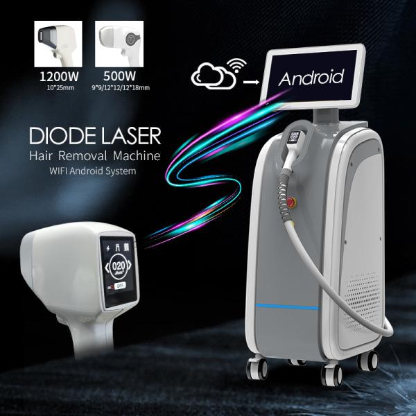 808 nm Permanent Diode Laser Hair Removal Machine Spot Size Changeable Salon use