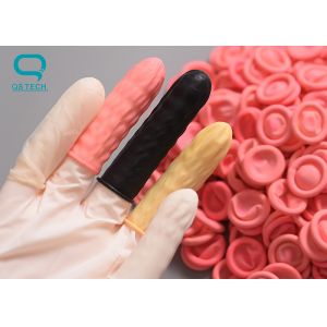 China Power Free Latex Finger Cot for Electronic Component Protection on sale
