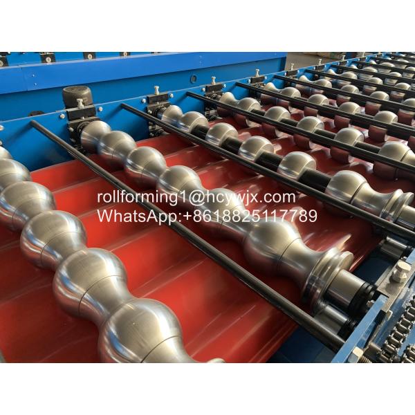 2m/Min PLC Control Antique Glazed Tile Roll Forming Machine