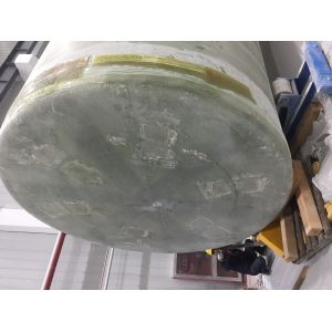 Cross Wound Storage Tanks FRP Horizontal Tank 2600 Gallon Chemical Production