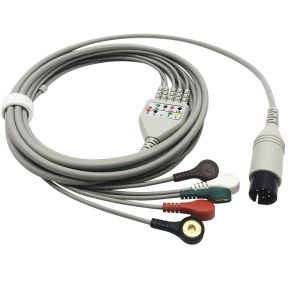Compatible Mindray Ecg Trunk Cable 6 Pin 3 Or 5 Leads Pm8000 Pm9000