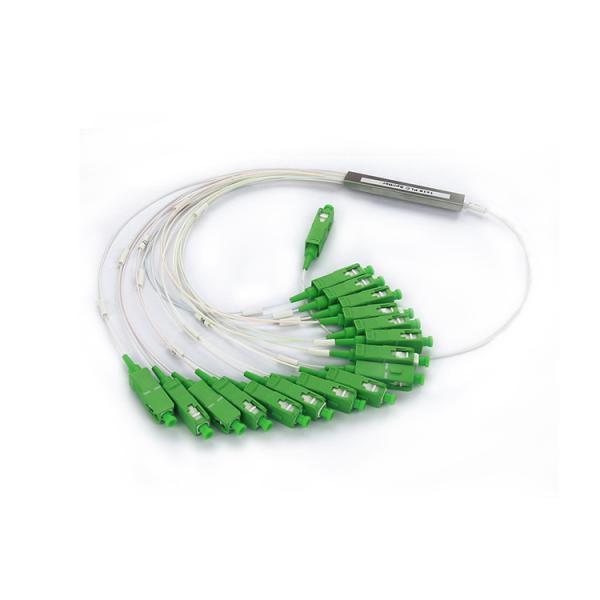 PSM 1X16-PLC SC/APC G.657A GPON EPON FTTH PLC splitter 0.9mm Steel Tube fiber optic splitter