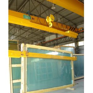 C Or U Shape Container Glass Lifting Crane For Railway Stations , Docks