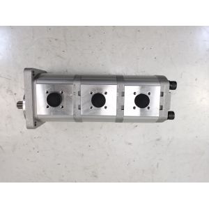 3 Stage Hydraulic Gear Pump 16+16+16-10T-R High Quality Iron and Aluminum alloy