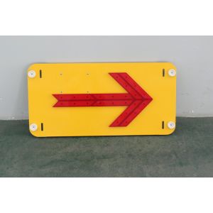 Electrostatic Spraying 800*400*10mm LED Arrow Board