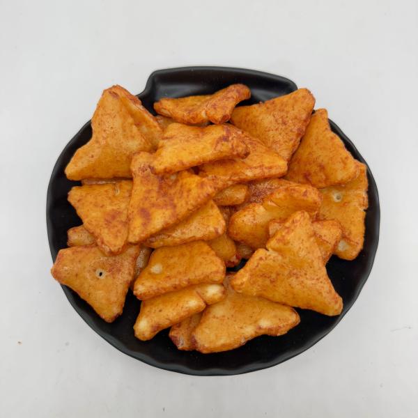 12 Months Shelf Life Fried Rice Crackers BRC Certification Stored In Cool And