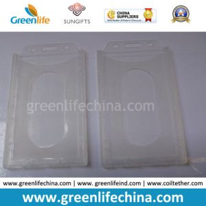 Durable Office Using Open Faced ID Badge Holder PP White