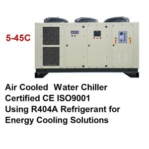 Wholesale Ambient Temperature Range 5-45C Air Cooled Water Chiller Certified CE ISO9001 Using R404A Refrigerant for Energy Cooling Solutions from china suppliers