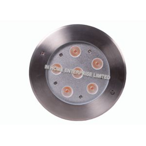 6W Single Color 316 SS LED Underwater Light 12V IP68 for Swimming Pool