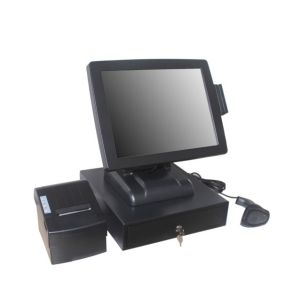 Capacitive Touch Panel Pos Computer System High Brightness With HD LCD Monitor