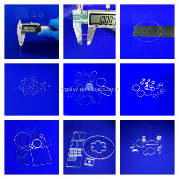 Custom High Temperature Resistance (1150℃) Quartz Glass Plate with High Light