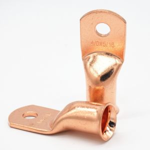1/0 AWG Tinned Copper Lugs Ring Terminals Connectors With Heat Shrink