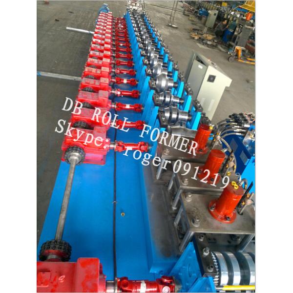 22kw Motor Power Truck Beam Purlin Roll Forming Machine Gcr12 Material