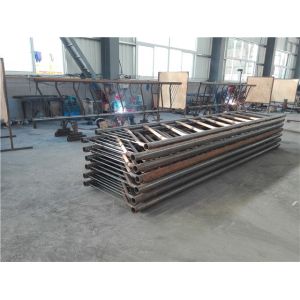 Adjustable Gate Galvanized Diagonal Cattle Feed Barriers