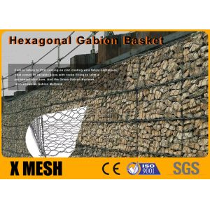 2.7mm Diameter Gabion Wire Mesh 0.5 X 1 X 2m Size Water Pretction