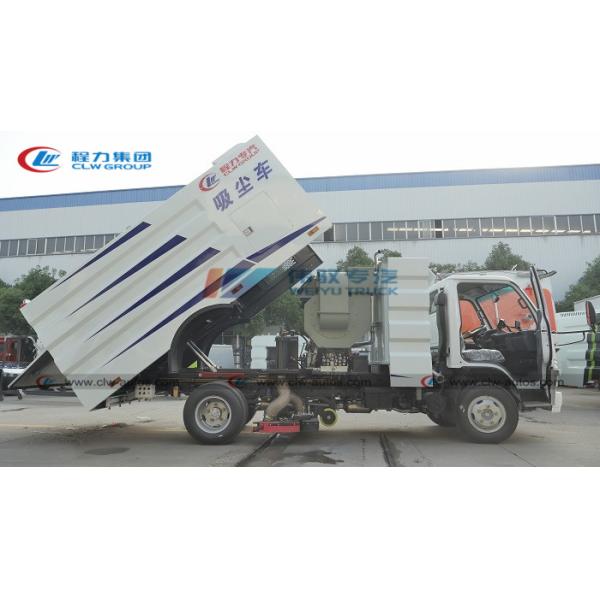 Isuzu 5cbm 4x2 Vacuum Suction Truck For Coal Mining Ash Cleaning