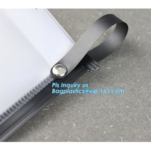 Matte Clear Soft Plastic Clothes Storage Bag Zip lock Slider Seal Reclosable