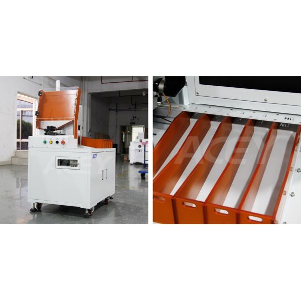 PC Controlled Lithium Battery Sorting Machine For 18650 21700 26650 32700