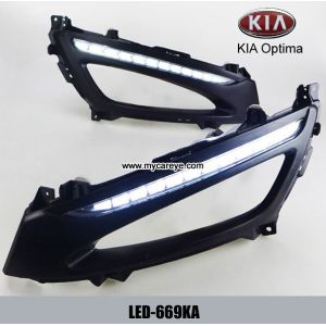 Wholesale KIA Optima K5 DRL LED Daytime Running Light Car front lights retrofit from china suppliers