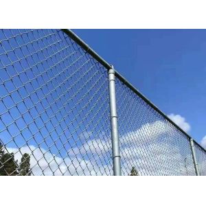 6ft Garden Chain Link Fence Fabric Pvc Coated / Galvanized