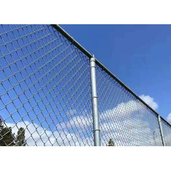 6ft Garden Chain Link Fence Fabric Pvc Coated / Galvanized