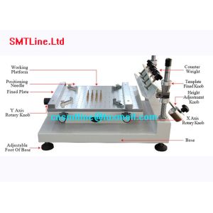 Table Top Led SMT Stencil Printer Pcb Screen Printing Machine 12KG Weight