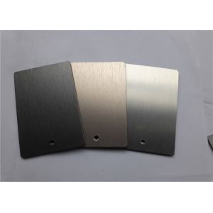 Brushed Finished Painted Aluminum Sheets Customizable Width Good Rigidity