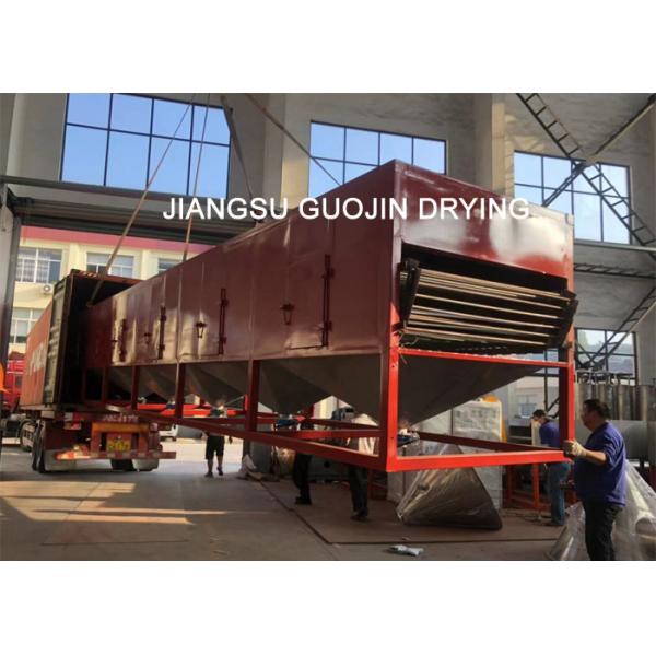 Quality Conveyor Mesh Belt Hot Air Drying Machine Single Layer 2x10 Meter For Chilli for sale