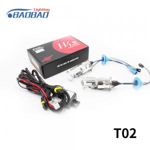 Wholesale T02 H4 bulb with lens 35w 55w car hid xenon conversion kit from china suppliers