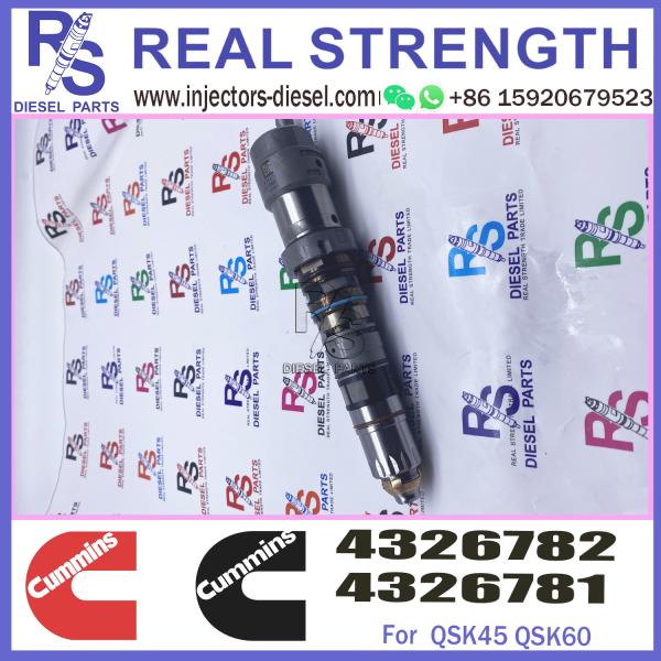 4326782 QSK60 Cummins Diesel Injector 4326780 4001813 4087893 4088427