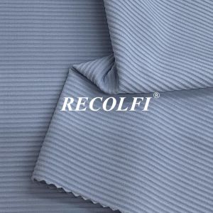 200gsm Recycled Activewear Knit Fabric Wicking Moisture Shrink Resistant