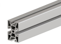 8 - 4080WZ Customized Extruded Aluminum Guide Rails V Slot