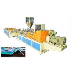 Wholesale PC , PVC Color Round / Trapezoidal Corrugated Roof Panel Machine 800mm * 1300mm from china suppliers
