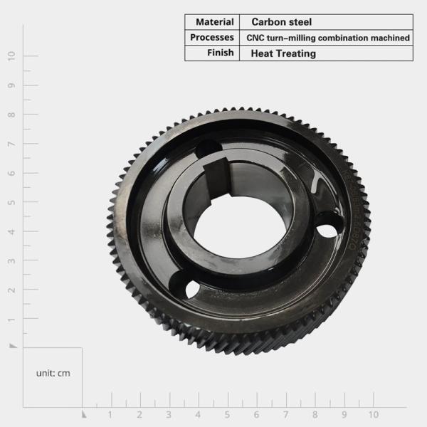 Quality Custom Steel Gear Pinion Transmission Spur Helical Gear for Processing Machines CNC Milling Machine for sale
