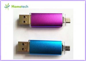 Wholesale OEM Mobile Phone USB Flash Drive , Micro Dual Port USB Flash Drive With Micro Usb For Android from china suppliers