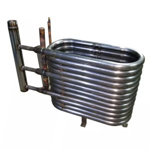 Eco Friendly Titanium Coaxial Heat Exchanger Power Consumption 380V