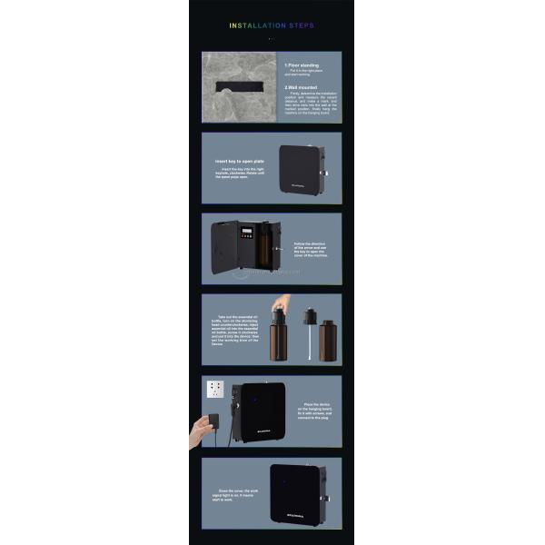 Logo Customization X300 Metal Wall Mounted HVAC Commercial Aroma Diffuser