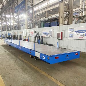 60 Tons Omnidirectional Mobile Trackless Steering Wheel Cart