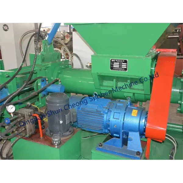 Forced feed Rubber Strainer Extruder